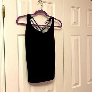 Prana Everyday Support Top Medium, fitted yoga top w/performance stretch jersey